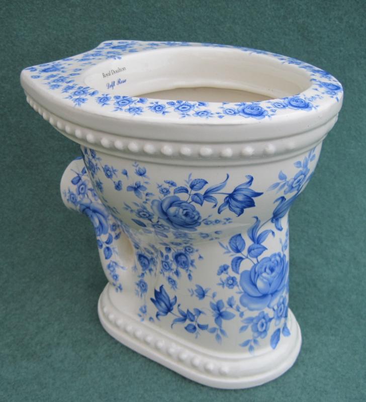 Or the worlds most glamorous (and discreet, at 8 tall) Royal Doulton toilet?