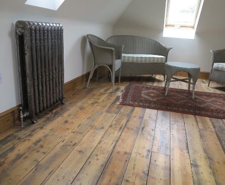 Fitted Reclaimed Old Victorian Floorboards